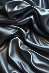 Naklejka premium black satin background