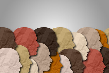 Cultural diversity celebration and Black history month pride as diverse African cultures and multi...