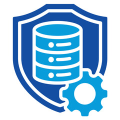 Data Governance Icon Dual Tone Color Style