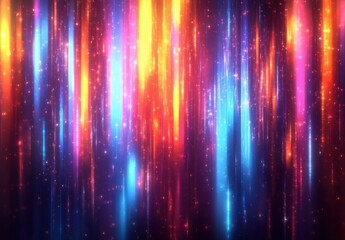 abstract vibrant light streaks geometric technology dynamic background