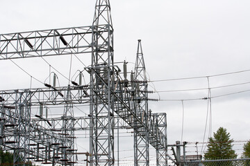 A power substation that provides power to cities.