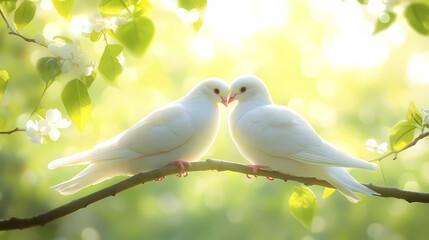 The Doves of Peace and Love