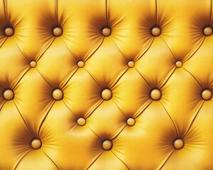 Fototapeta premium Gold Tufted Upholstery Texture