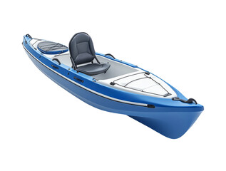 Naklejka premium Blue Kayak Isolated on Transparent Background