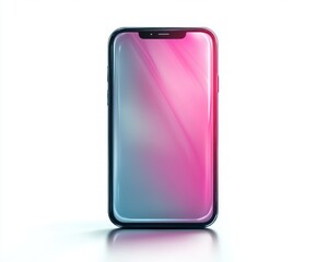 Minimalist Smartphone Design with Blank Screen and Soft Ambient Lighting