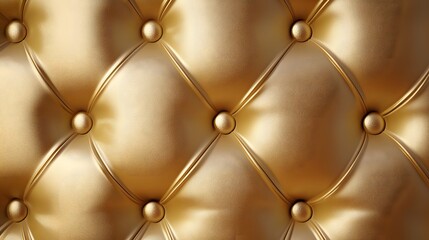 Gold Tufted Upholstery Texture