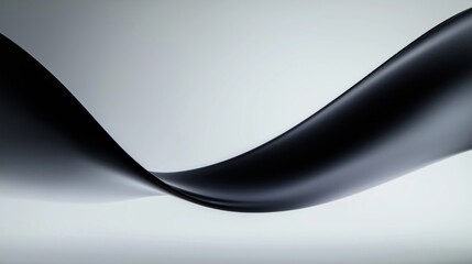 Abstract dark gray to black gradient background with smooth flowing curves. Modern design with subtle texture. Minimalist aesthetic. Suitable for website design, branding projects, product