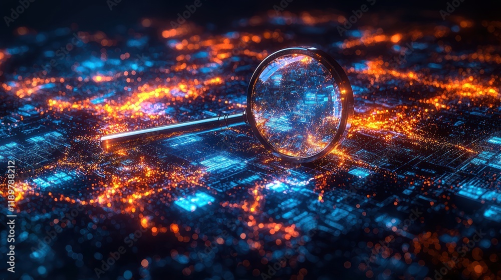 Poster digital magnification: exploring the intricacies of data networks