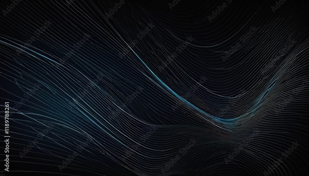 Poster abstract dark lines and light trails background