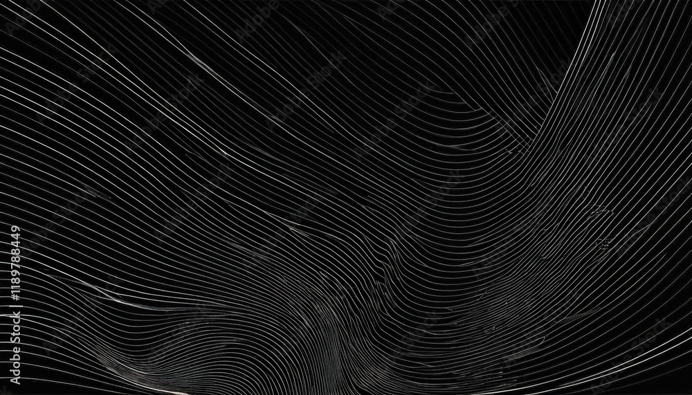 Poster abstract dark lines and light trails background