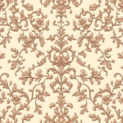 Fototapeta premium seamless pattern with flowers
