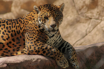 leopard in the zoo