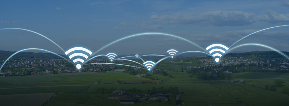 Internet Vernetzung auf dem Land - l&auml;ndlicher Raum