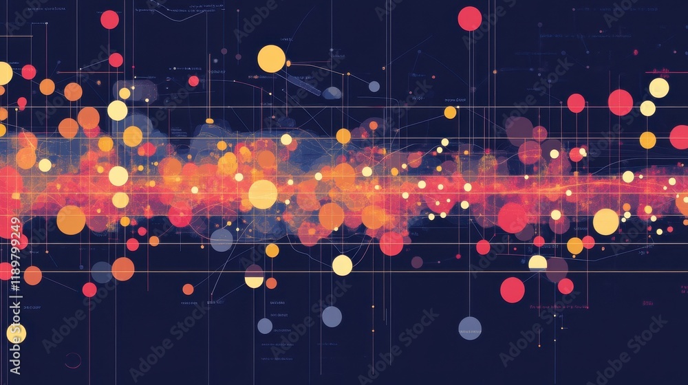 Poster an interactive graph with drop-down data points on a desktop screen.