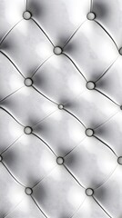 White Tufted Upholstery Texture