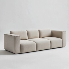 Beige Modular Sofa: Modern & Comfortable Seating