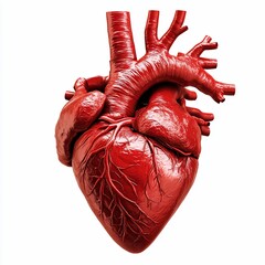 Human Heart Anatomy: A Detailed 3D Render