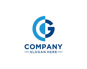 Obraz premium Global letter G logo