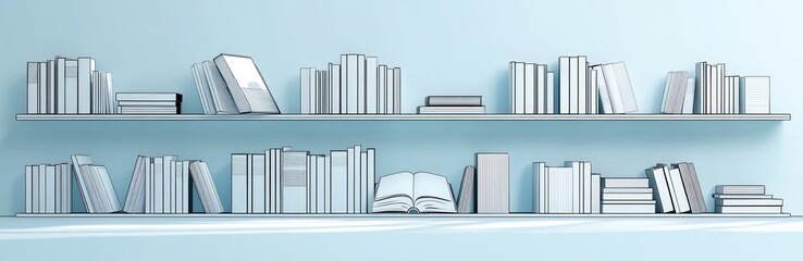 Books and Publications Education Library Study Textbook Guidebook Dictionary Storybook Notebook Copybook Instruction Material Icons