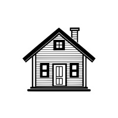 home building line icon concept. home building vector illustration, linear symbol,