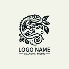 Hedgehog Logo Design, Prickly Animal Logo, Cute Animal Logo, Nature Logo with Hedgehog, Nocturnal Animal Logo