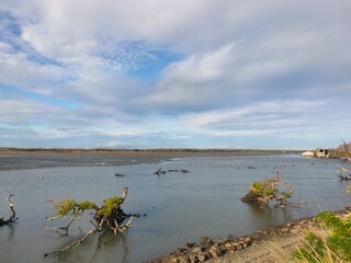 Malabon dike on a cold January 2025 morning