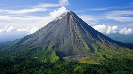 Majestic Arenal Volcano in Costa Rica: A Breathtaking View
