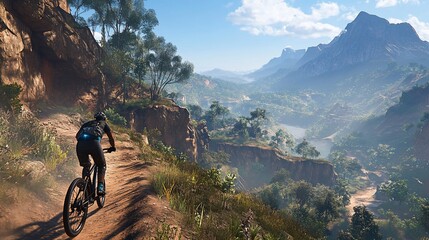 Epic Mountain Biking Adventure: Breathtaking Valley Views