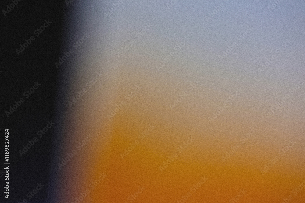 Poster orange gradient background with a textured, grainy surface
