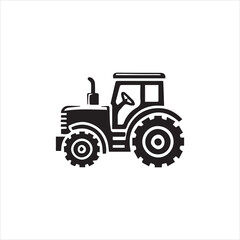 tractor isolated on white background