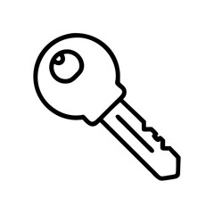 key with keyhole icon