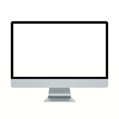 Fototapeta premium Modern Computer Monitor with Blank Screen
