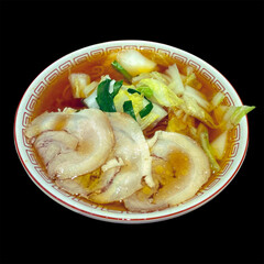 close up view of delicious asian food