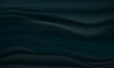 Sleek vector background featuring a dark green gradient with smooth transitions, ideal for modern designs, presentations, or brochures, conveying sophistication and depth.