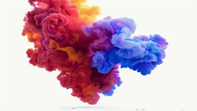 set smoke explosion background a bomb clouds multi colored explosion cloud coloured vibrant dynamic pyrotechnic effect burst haze bright fun abstract art celebration design dispersion dramatic