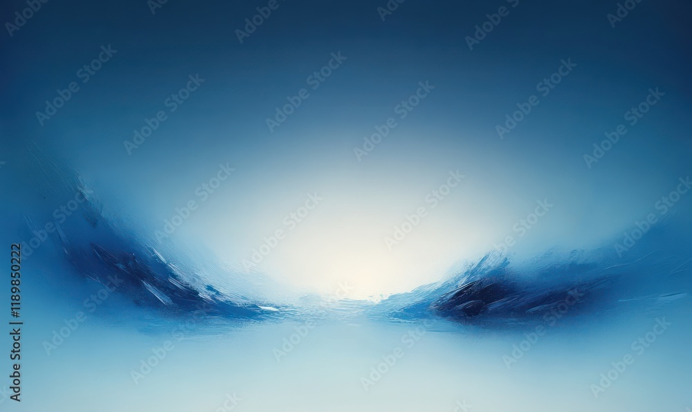 Aufkleber abstract expressionist pastel blue art background with dynamic composition and dramatic lighting