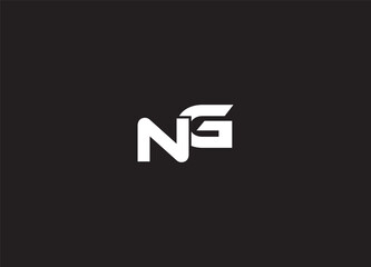Obraz premium NG Initial letter Logo design And modern logo