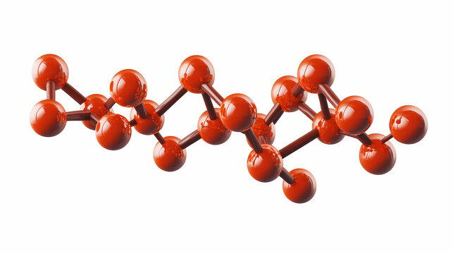Fenetylline stimulant drug molecule, illustration. Shadowfall. Illustration