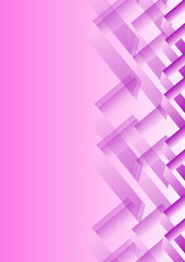 A4 - magenta geometric background