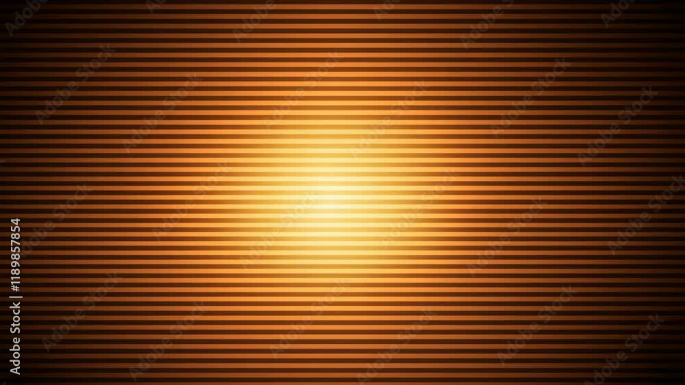 Poster warm golden light illuminates striped patterns creating a vibrant visual experience for viewers