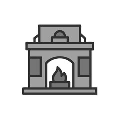 Obraz premium Crematorium Icon 