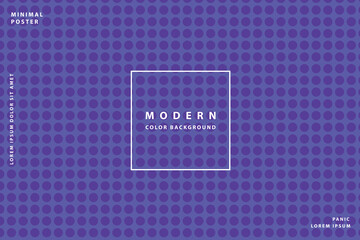Purple Minimalist Dotted Background with Modern Text.