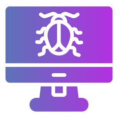 bugs Gradient icon