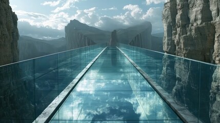 the beauty of the glass bridge