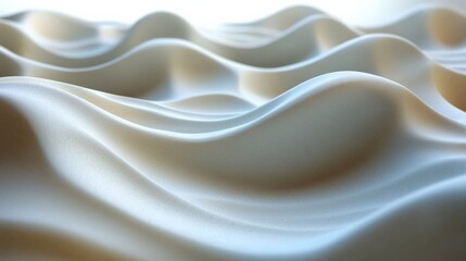 Obraz premium Elegant Waves of Abstract Texture in Soft Tones