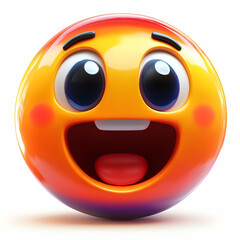 Fototapeta premium Joyful 3D Emoji Illustration