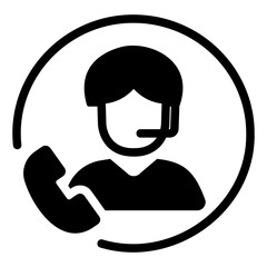 customer service Solid icon
