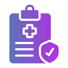 health insurance Gradient icon