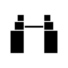 binoculars glyph icon