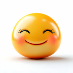 Fototapeta premium Smiling 3D Emoji Illustration
